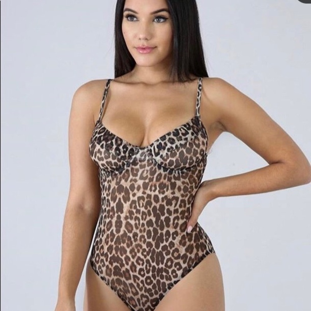 Leopard Print Bodysuit